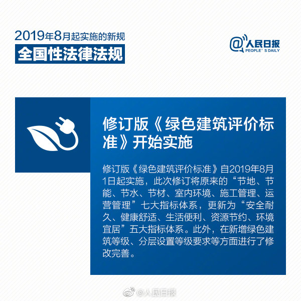 时政：8月1日起，这些新法新规将影响你我生活