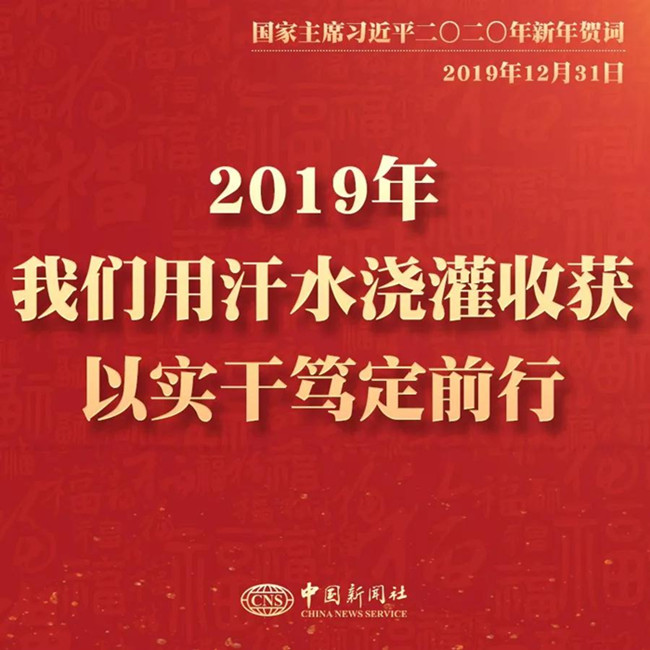 素材积累：习近平2020年新年贺词金句